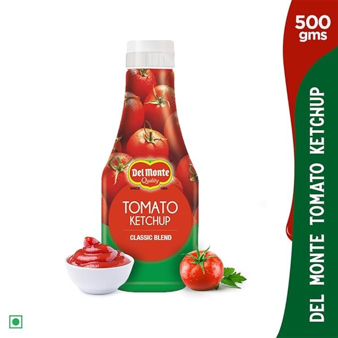 Del Monte Tomato Ketchup Squeezy 500gm